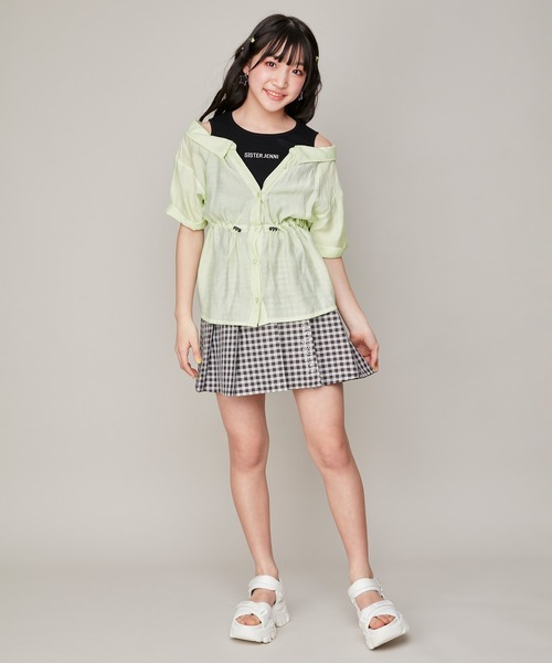 ラフロッグ姉妹ブランド　シスターフッド　モックネックシャツ ラフロッグ シスターフッド モックネックシャツ レディースウェア