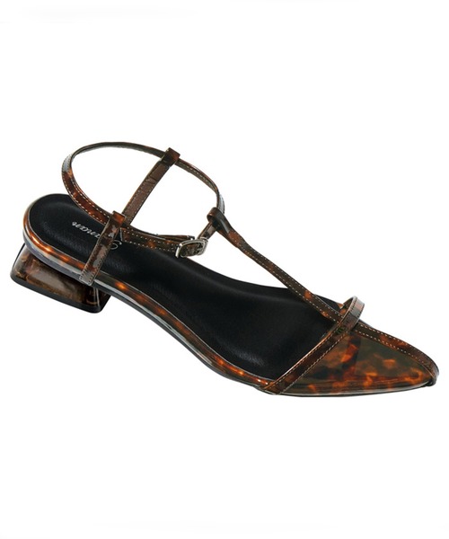 RANAN(ラナン)の「Tストラップサンダル(サンダル・レディース・ターコイズブルー/ブラウン系その他/ブラック/ホワイト・LL/M/L/S)」の4枚目の写真