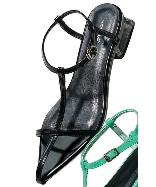 RANAN(ラナン)の「Tストラップサンダル(サンダル・レディース・ターコイズブルー/ブラウン系その他/ブラック/ホワイト・LL/M/L/S)」の3枚目の写真