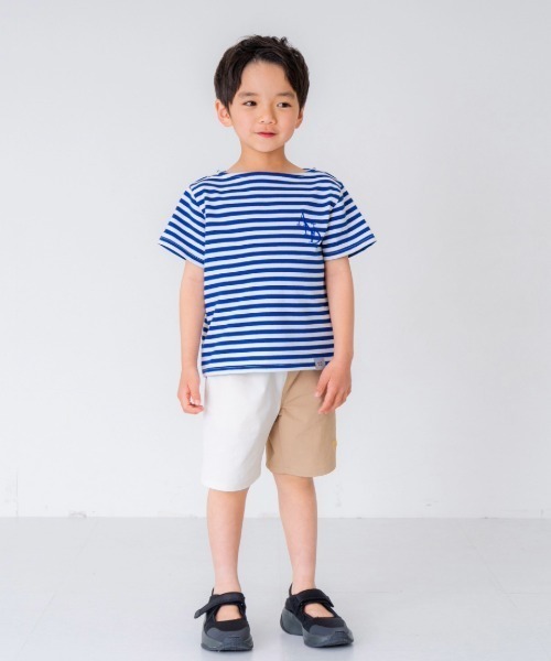 and D. petit main（アンドディープティマイン）の「【水陸両用】デイリーカラーショートパンツ（その他パンツ・キッズ・エメラルド/ベビーピンク/カーキ/ブラック/スカイブルー/パープル/ベージュ/ネイビー/ライトベージュ/マルチ・120cm/150cm/100cm/130cm/110cm/140cm）」の14枚目の写真