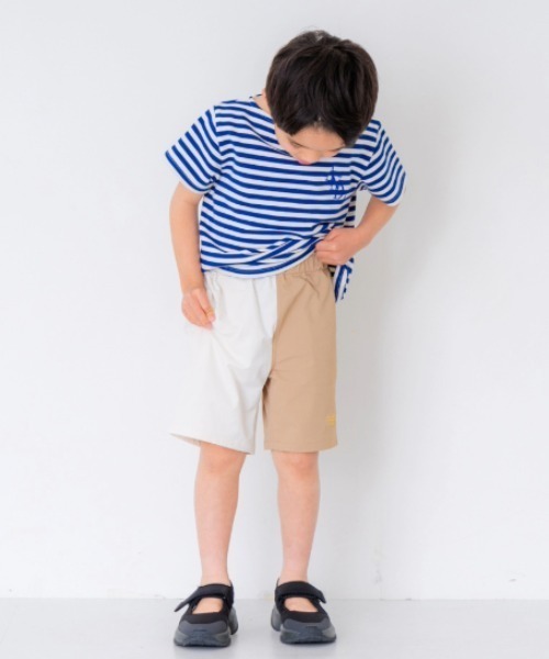 and D. petit main（アンドディープティマイン）の「【水陸両用】デイリーカラーショートパンツ（その他パンツ・キッズ・エメラルド/ベビーピンク/カーキ/ブラック/スカイブルー/パープル/ベージュ/ネイビー/ライトベージュ/マルチ・120cm/150cm/100cm/130cm/110cm/140cm）」の15枚目の写真