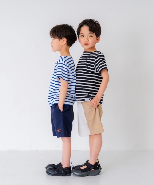 and D. petit main（アンドディープティマイン）の「【水陸両用】デイリーカラーショートパンツ（その他パンツ・キッズ・エメラルド/ベビーピンク/カーキ/ブラック/スカイブルー/パープル/ベージュ/ネイビー/ライトベージュ/マルチ・120cm/150cm/100cm/130cm/110cm/140cm）」の16枚目の写真