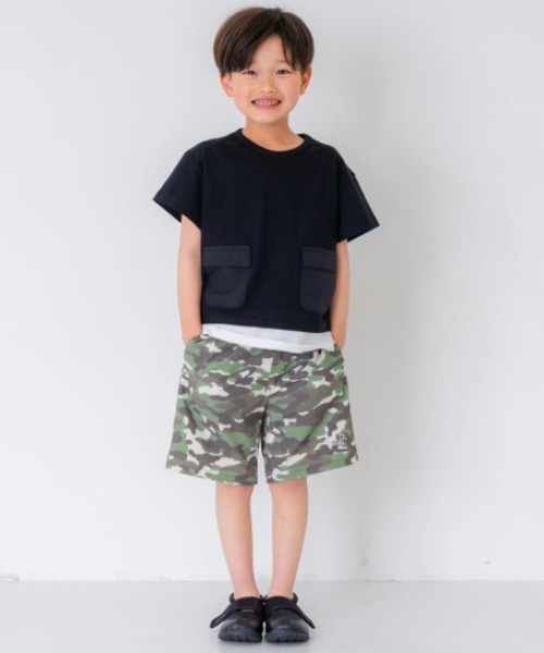 and D. petit main（アンドディープティマイン）の「【水陸両用】デイリーカラーショートパンツ（その他パンツ・キッズ・エメラルド/ベビーピンク/カーキ/ブラック/スカイブルー/パープル/ベージュ/ネイビー/ライトベージュ/マルチ・120cm/150cm/100cm/130cm/110cm/140cm）」の17枚目の写真