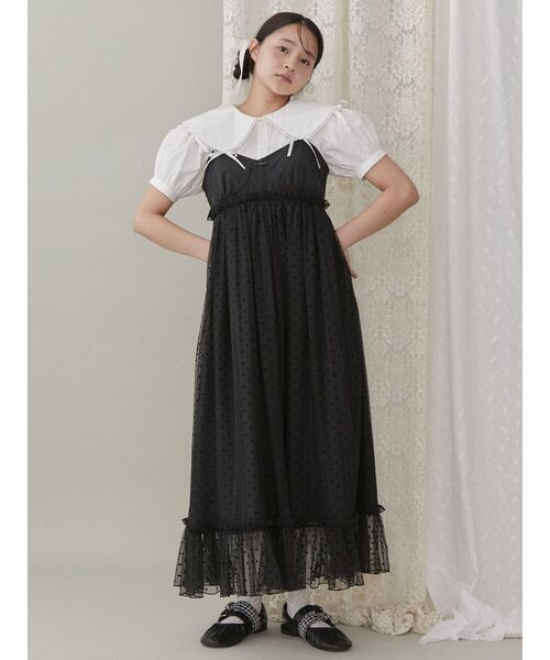 merry jenny（メリージェニー）の「コルセットドッキングキャミワンピース（ワンピース・レディース・ブラック/グレー/オフホワイト・FREE）」の17枚目の写真