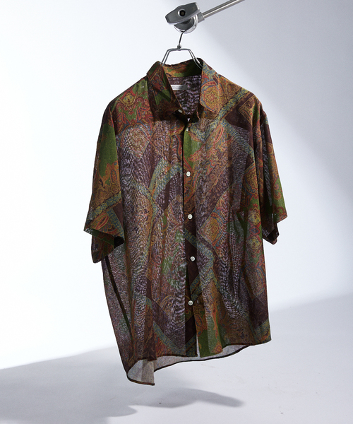 JOURNAL STANDARD（ジャーナルスタンダード）の「”吸水速乾 / 通気性” EVALET LIGHTメッシュ ウォッシャブル モダンシャツ（シャツ/ブラウス・メンズ・ブラック系その他/ブラック/ライトブルー/ブラウン/ネイビー/オレンジ・SMALL/MEDIUM/LARGE）」の6枚目の写真