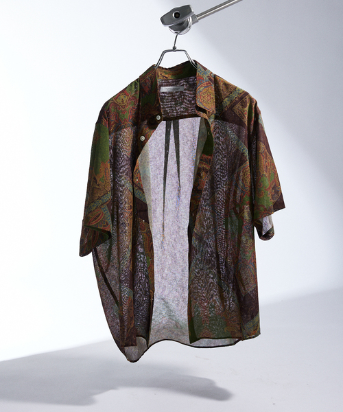 JOURNAL STANDARD（ジャーナルスタンダード）の「”吸水速乾 / 通気性” EVALET LIGHTメッシュ ウォッシャブル モダンシャツ（シャツ/ブラウス・メンズ・ブラック系その他/ブラック/ライトブルー/ブラウン/ネイビー/オレンジ・SMALL/MEDIUM/LARGE）」の7枚目の写真