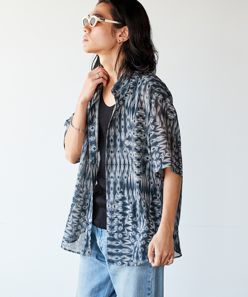 JOURNAL STANDARD（ジャーナルスタンダード）の「”吸水速乾 / 通気性” EVALET LIGHTメッシュ ウォッシャブル モダンシャツ（シャツ/ブラウス・メンズ・ブラック系その他/ブラック/ライトブルー/ブラウン/ネイビー/オレンジ・SMALL/MEDIUM/LARGE）」の13枚目の写真