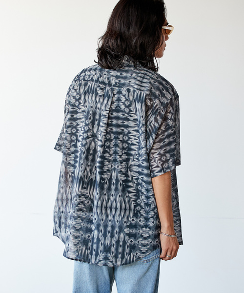 JOURNAL STANDARD（ジャーナルスタンダード）の「”吸水速乾 / 通気性” EVALET LIGHTメッシュ ウォッシャブル モダンシャツ（シャツ/ブラウス・メンズ・ブラック系その他/ブラック/ライトブルー/ブラウン/ネイビー/オレンジ・SMALL/MEDIUM/LARGE）」の14枚目の写真