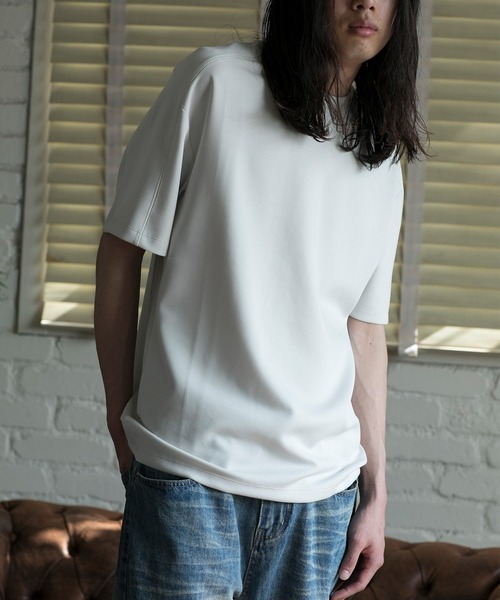 aimoha（アイモハ）の「【aimoha neo】CUPRA ANTI-WRINKLE TEE（サイズ1.2.3.4） (SS)（Tシャツ/カットソー・メンズ・ダークグレー/ダークベージュ/ライトグレー/ブラック・1/2/3/4）」の20枚目の写真