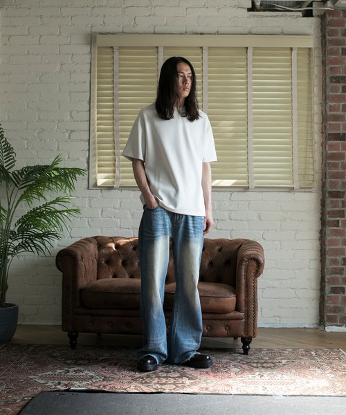 aimoha（アイモハ）の「【aimoha neo】CUPRA ANTI-WRINKLE TEE（サイズ1.2.3.4） (SS)（Tシャツ/カットソー・メンズ・ダークグレー/ダークベージュ/ライトグレー/ブラック・1/2/3/4）」の21枚目の写真