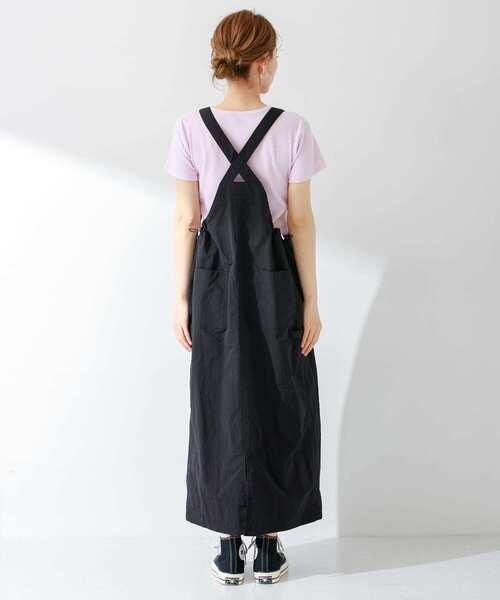 URBAN RESEARCH Sonny Label（アーバンリサーチサニーレーベル）の「ナイロンタフタジャンパースカート（ジャンパースカート・レディース・ライトカーキ/ブラック・FREE）」の19枚目の写真