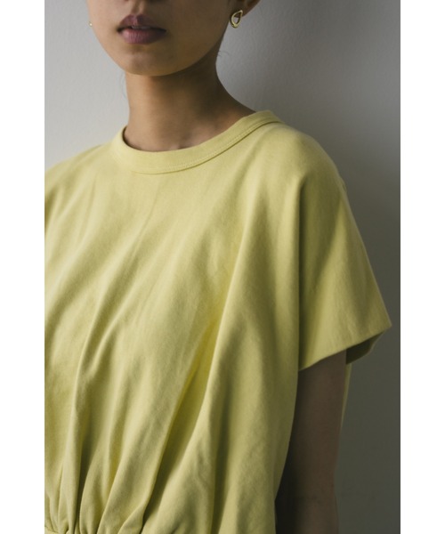 セール】ギャザーフォルムカットトップ（Tシャツ/カットソー