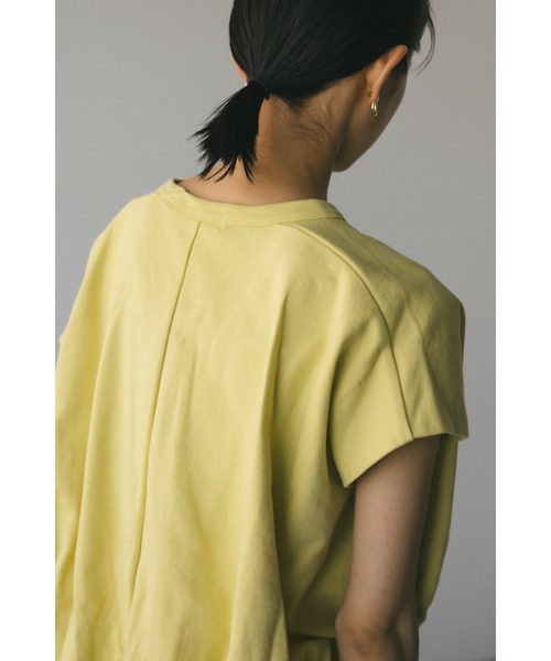 袖ギャザーカットTOP セール】ギャザーフォルムカットトップ（Tシャツ/カットソー