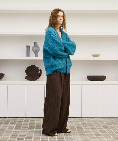 SUPER VOLUME SHAGGY KNIT CARDIGAN/スーパーボリュームシャギーニット