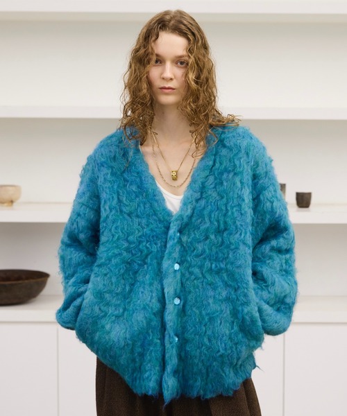 soerte（ソエルテ）の「SUPER VOLUME SHAGGY KNIT CARDIGAN/スーパー