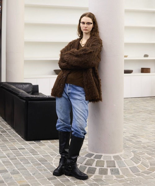 soerte（ソエルテ）の「SUPER VOLUME SHAGGY KNIT CARDIGAN/スーパー