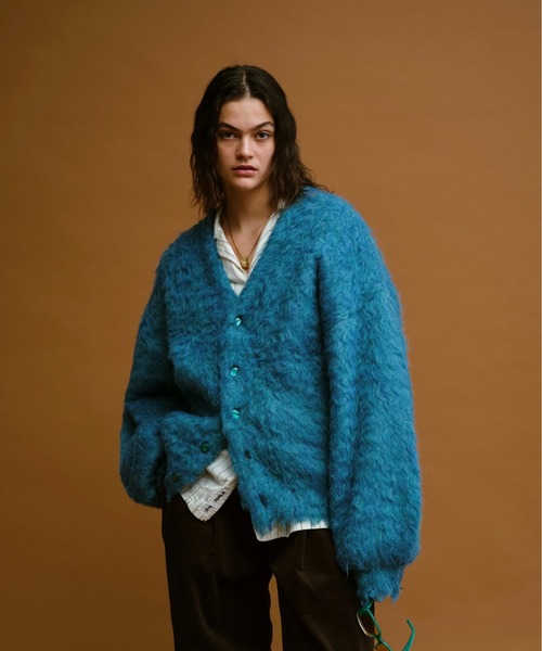 soerte（ソエルテ）の「SUPER VOLUME SHAGGY KNIT CARDIGAN