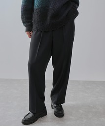 JUNRED | ライトスルー2タックワイドパンツ(スラックス)