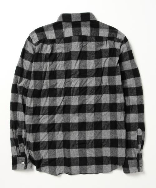 BEAMS（ビームス）の「◆BEAMS / ブロックチェック ミニレギュラーシャツ（シャツ/ブラウス・メンズ・ネイビー/グレー/ワイン・SMALL/MEDIUM/LARGE）」の10枚目の写真