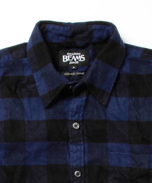 BEAMS（ビームス）の「◆BEAMS / ブロックチェック ミニレギュラーシャツ（シャツ/ブラウス・メンズ・ネイビー/グレー/ワイン・SMALL/MEDIUM/LARGE）」の15枚目の写真