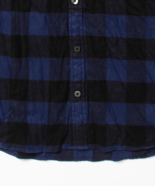 BEAMS（ビームス）の「◆BEAMS / ブロックチェック ミニレギュラーシャツ（シャツ/ブラウス・メンズ・ネイビー/グレー/ワイン・SMALL/MEDIUM/LARGE）」の8枚目の写真