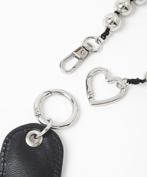 LOWRYS FARM（ローリーズファーム）の「ＦＬハートチャーム　 129566（キーホルダー・レディース・オフホワイト/ブラック/シルバー・FREE）」の10枚目の写真