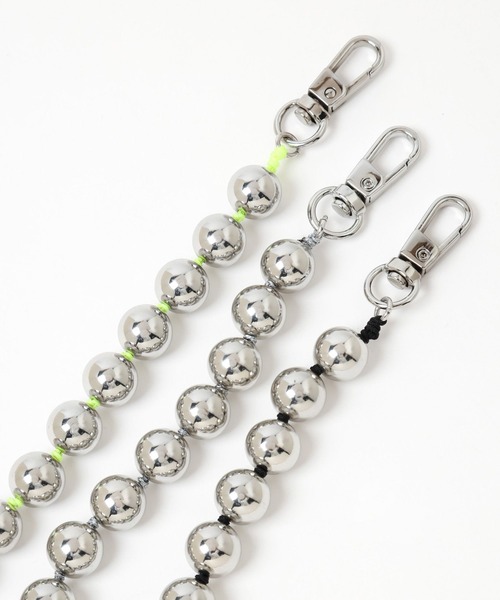 LOWRYS FARM（ローリーズファーム）の「ＦＬハートチャーム　 129566（キーホルダー・レディース・オフホワイト/ブラック/シルバー・FREE）」の12枚目の写真