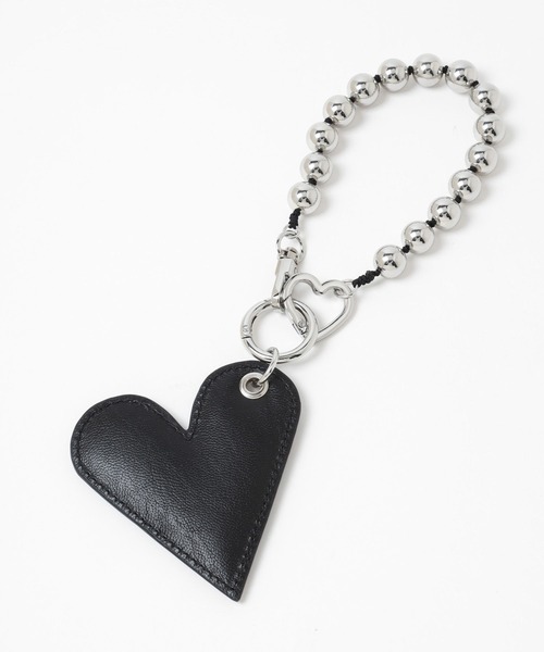 LOWRYS FARM（ローリーズファーム）の「ＦＬハートチャーム　 129566（キーホルダー・レディース・オフホワイト/ブラック/シルバー・FREE）」の15枚目の写真