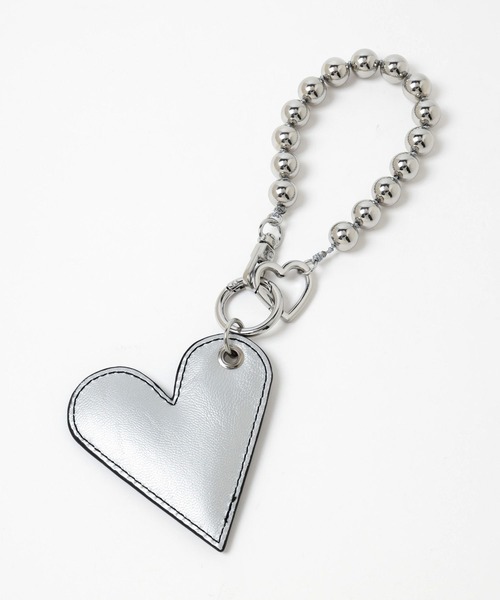 LOWRYS FARM（ローリーズファーム）の「ＦＬハートチャーム　 129566（キーホルダー・レディース・オフホワイト/ブラック/シルバー・FREE）」の16枚目の写真