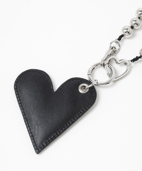 LOWRYS FARM（ローリーズファーム）の「ＦＬハートチャーム　 129566（キーホルダー・レディース・オフホワイト/ブラック/シルバー・FREE）」の18枚目の写真