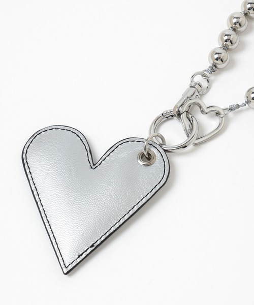 LOWRYS FARM（ローリーズファーム）の「ＦＬハートチャーム　 129566（キーホルダー・レディース・オフホワイト/ブラック/シルバー・FREE）」の19枚目の写真