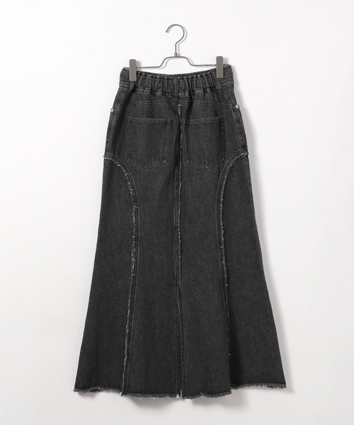 PAGEBOY（ページボーイ）の「フリンジデニムスカート（デニムスカート・レディース・ブルー/ブラック・FREE）」の14枚目の写真