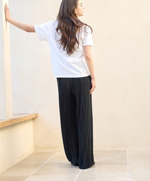 Rosemadame(ローズマダム)の「マイレングス プリーツマタニティパンツ(マタニティ/ 妊婦服)産前・産後対応(マタニティウェア/グッズ・レディース・ライトグレー/ライトグリーン/ブラック/ベージュ・M/L/LL)」の15枚目の写真