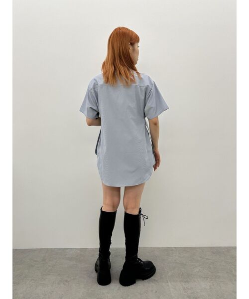 jouetie（ジュエティ）の「ネクタイチュニックシャツ【セットアイテム】（シャツ/ブラウス・レディース・パープル/ブルー・MEDIUM）」の16枚目の写真