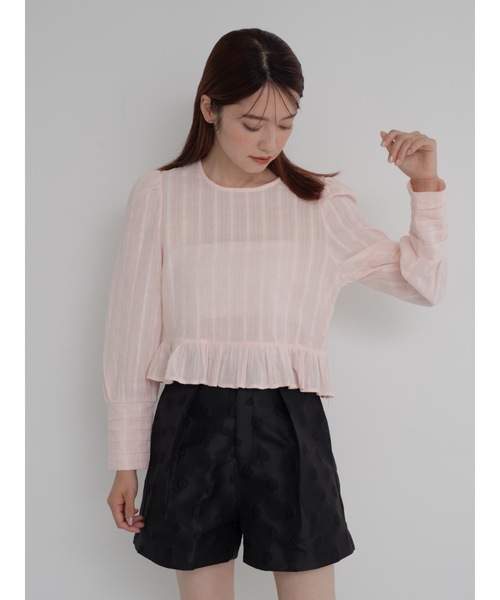 jumelle（ジュメロ）の「dear cotton blouse（シャツ/ブラウス・レディース・ホワイト/ピンク・FREE）」の21枚目の写真