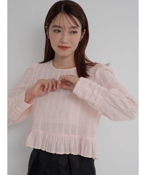jumelle（ジュメロ）の「dear cotton blouse（シャツ/ブラウス・レディース・ホワイト/ピンク・FREE）」の22枚目の写真