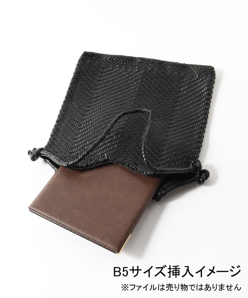 Dragon Diffusion（ドラゴンディフュージョン）の「DRAGON DIFFUSION (ドラゴン ディフュージョン) MINGA TOTE 8149（トートバッグ・メンズ・ブラック・FREE）」の7枚目の写真