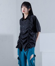フロントドロストルーズシャツ