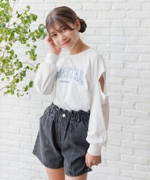 GLOBAL WORK | ヘビロッTEE/肩あき長袖/115746(Tシャツ/カットソー)