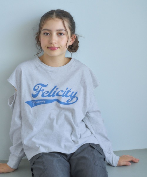 セール】ヘビロッTEE/肩あき長袖/115746（Tシャツ/カットソー