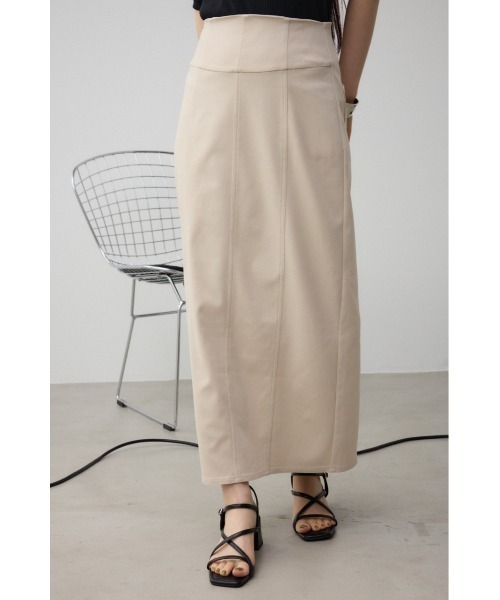 AZUL by moussy（アズールバイマウジー）の「スーパーストレッチ美タイトスカート（スカート・レディース・グレー/アイボリー/ブラック・MEDIUM/SMALL）」の2枚目の写真