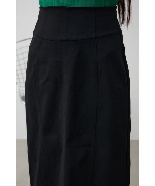 AZUL by moussy（アズールバイマウジー）の「スーパーストレッチ美タイトスカート（スカート・レディース・グレー/アイボリー/ブラック・MEDIUM/SMALL）」の4枚目の写真