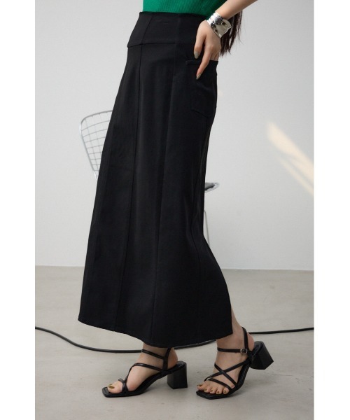 AZUL by moussy（アズールバイマウジー）の「スーパーストレッチ美タイトスカート（スカート・レディース・グレー/アイボリー/ブラック・MEDIUM/SMALL）」の8枚目の写真