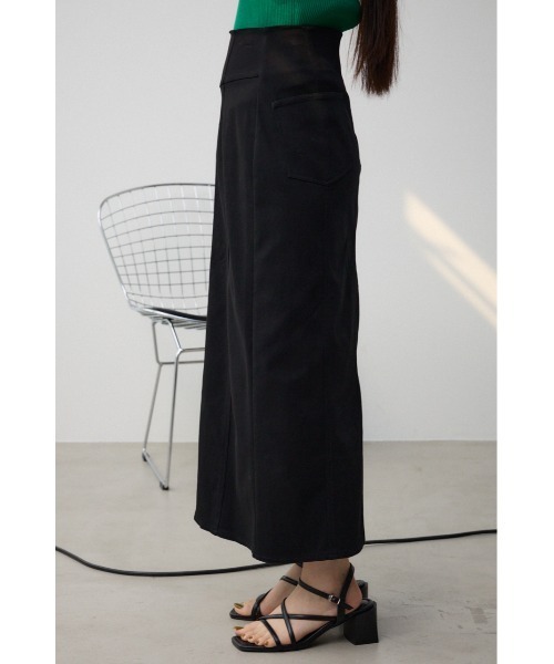 AZUL by moussy（アズールバイマウジー）の「スーパーストレッチ美タイトスカート（スカート・レディース・グレー/アイボリー/ブラック・MEDIUM/SMALL）」の12枚目の写真