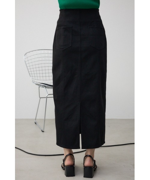 AZUL by moussy（アズールバイマウジー）の「スーパーストレッチ美タイトスカート（スカート・レディース・グレー/アイボリー/ブラック・MEDIUM/SMALL）」の13枚目の写真