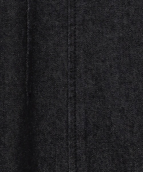 mysty woman（ミスティウーマン）の「太ストラップデニムジャンスカ 140864（ジャンパースカート・レディース・ネイビー/ブラック・FREE）」の12枚目の写真