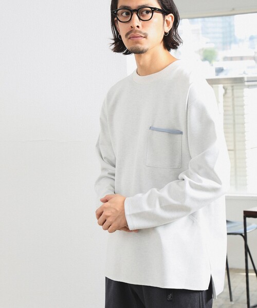 B:MING by BEAMS（ビーミングバイビームス）の「ダブルフェイス クルーネック カットソー（Tシャツ/カットソー・メンズ・ホワイト系その他5/オリーブ/ネイビー・SMALL/MEDIUM/LARGE/X-LARGE）」の22枚目の写真