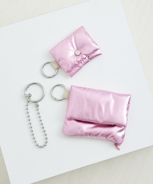 セール】【一部店舗限定】メタリックポーチセットチェーンキーホルダー