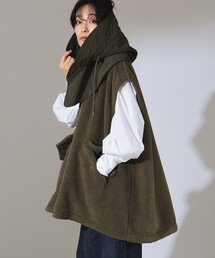 VACHEMENT（ヴァシュモン）の「VACHEMENT / ボア タフタ ベスト（ベスト）」