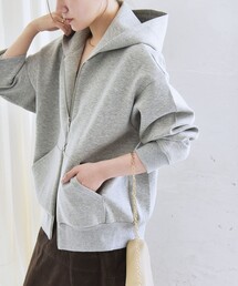 Oversized ジップ フーディー グレー　美品 PYRAMID ZIP HOODIE - TIGHTBOOTH® タイトブース オフィシャル